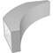 Ekena Millwork 5 1/2-in. W x 20-in. D x 24-in. H Thorton Architectural Grade PVC Knee Brace BRCP055X20X24THR - alternate 3